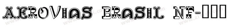 Aerovias Brasil NF字体转换